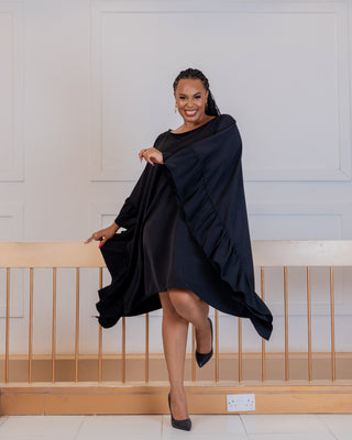 Ainamoi Shift Dress - Black