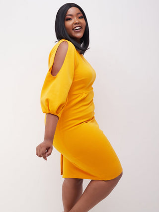 Titila Dress - Mustard Yellow