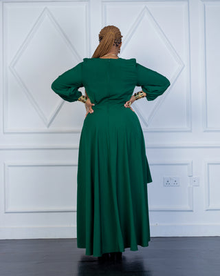 Ramasha Maxi Dress - Emerald Green
