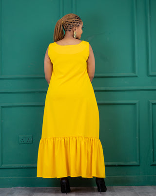 Lugala Maxi Dress - Mustard Yellow