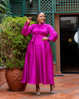 Amimos Dress - Fuchsia