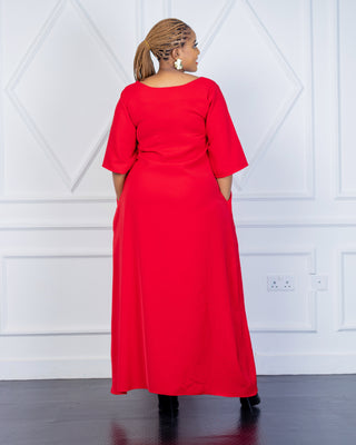 Saito Dress - Red
