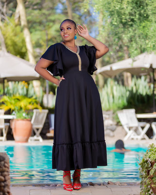 Kawiri Maxi Dress - Black