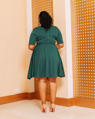 Adongo Dress - Emerald Green