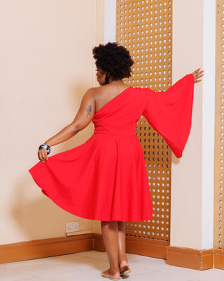 Akelo Dress - Red