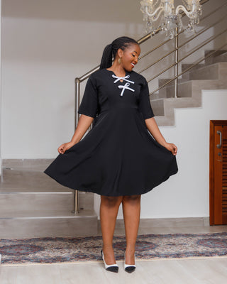 Kanyoni Dress - Black