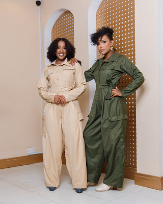 Safari Mara Jumpsuit - Beigei