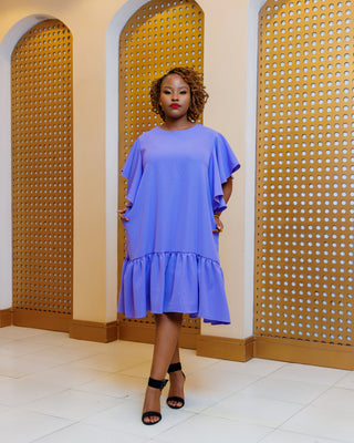 Maliki Shift Dress - Lilac