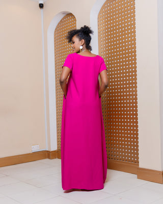 Alim Maxi Dress - Fuchsia