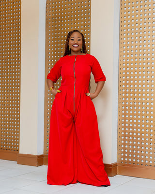 Kayata Jumpsuit - Red