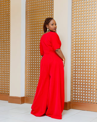 Kayata Jumpsuit - Red