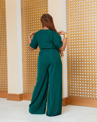 Kayata Jumpsuit - Emerald Green