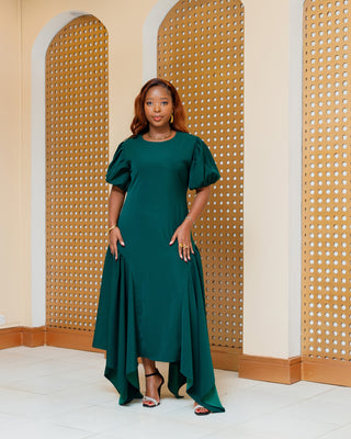 Bathi Maxi Dress- Emerald Green