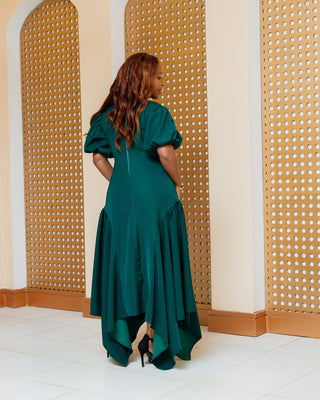 Bathi Maxi Dress- Emerald Green