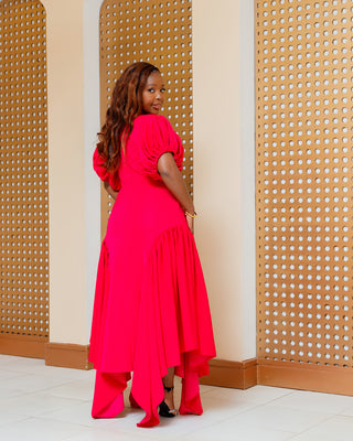 Bathi Maxi Dress- Hot Pink