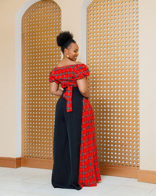 Asuna Full Set (Wrap Top+Palazzo)- Maasai