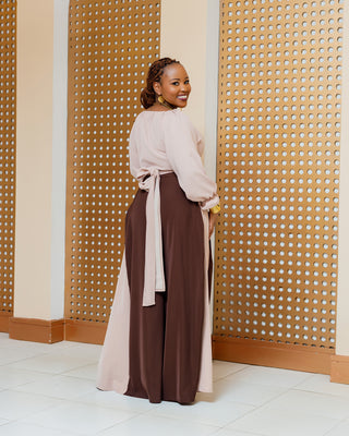 Asuna Palazzo ONLY WITHOUT Top- Brown/Nude