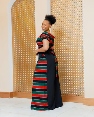 Asuna Full Set (Top+Palazzo)- Kenyan