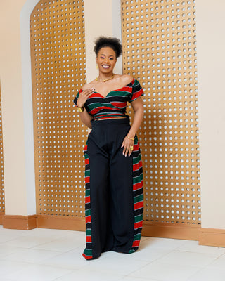 Asuna Full Set (Top+Palazzo)- Kenyan