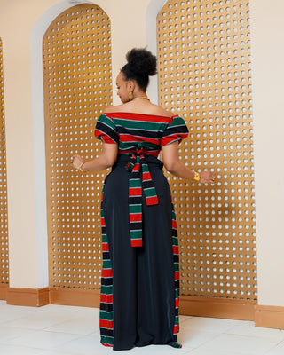 Asuna Full Set (Top+Palazzo)- Kenyan