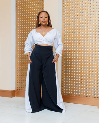 Asuna Palazzo ONLY WITHOUT Top- Black/White