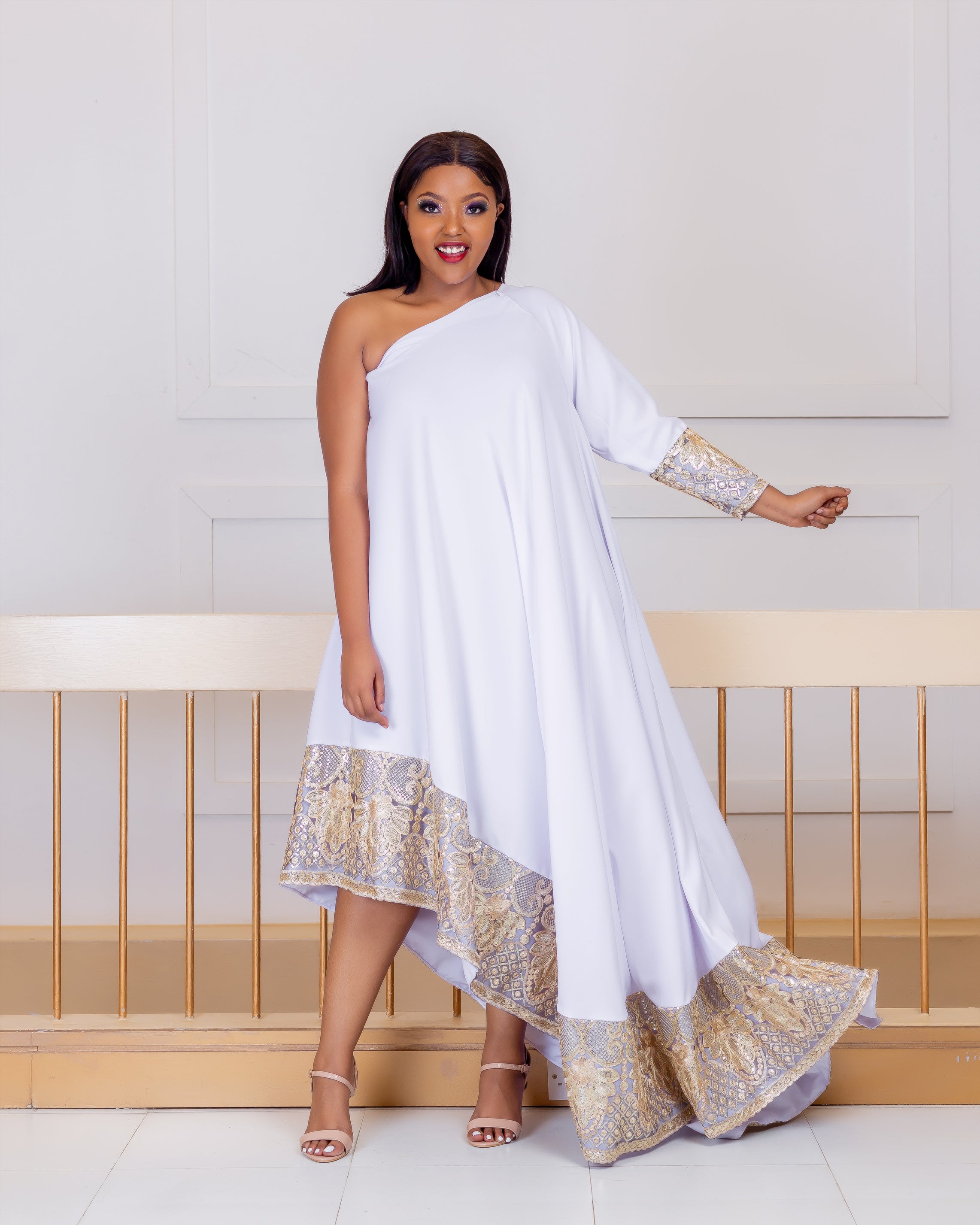 Arabic white deals dress