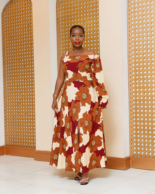 Lianai Dress - Brown