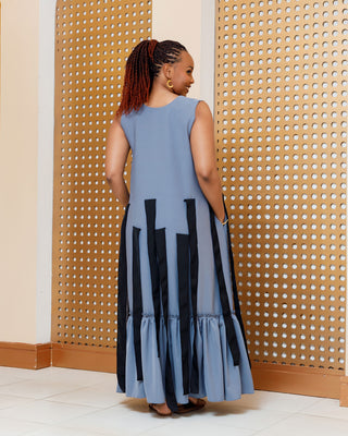 Kaplong Maxi Dress - Grey