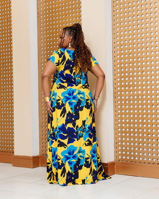 Emunali Maxi Dress - Yellow