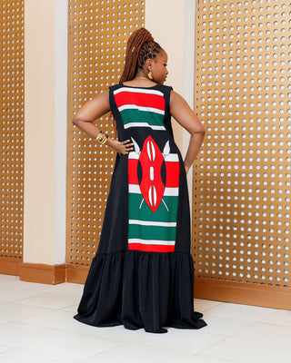 Lugala Kenyan Flag Dress