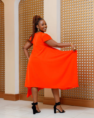 Karanda Dress - Orange
