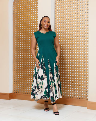 Bukoma Dress - Green