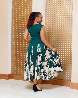 Bukoma Dress - Green