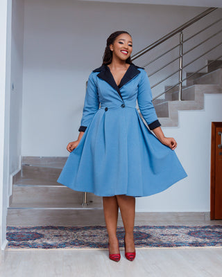 Kebirigo Dress - Grey