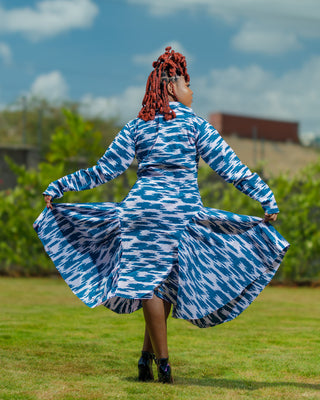 Katuaa Ankara Dress - Blue