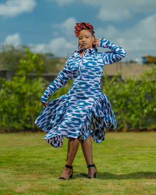 Katuaa Ankara Dress - Blue