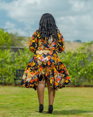 Katuaa Ankara Dress - Tie/Die