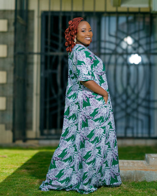 Kilala Shirt Dress - Green