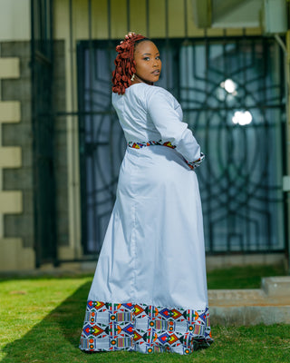 Kilele Maxi Dress - White