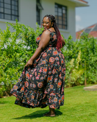 Kivani Maxi Dress - Black