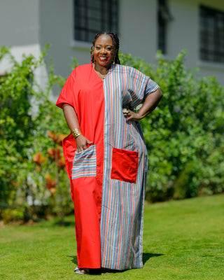 Kavoo Kikoy Dress - Red