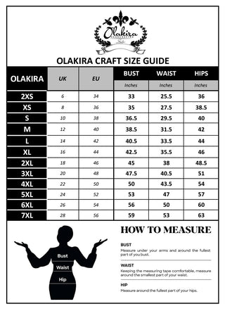 Ankara Chola Knee Length - Red/Black