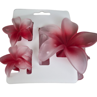 Hairclip 3 in 1 - Maroon