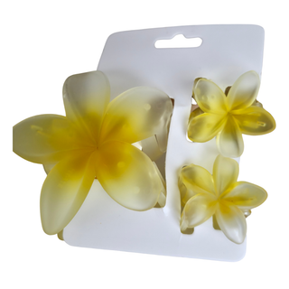 Hairclip 3 in 1 - Yellow