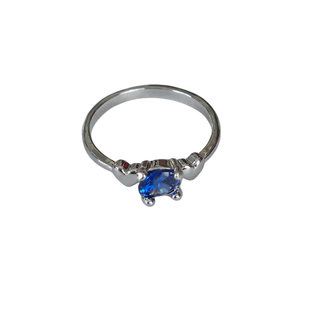 Ring Silver Stone Sapphire - Blue