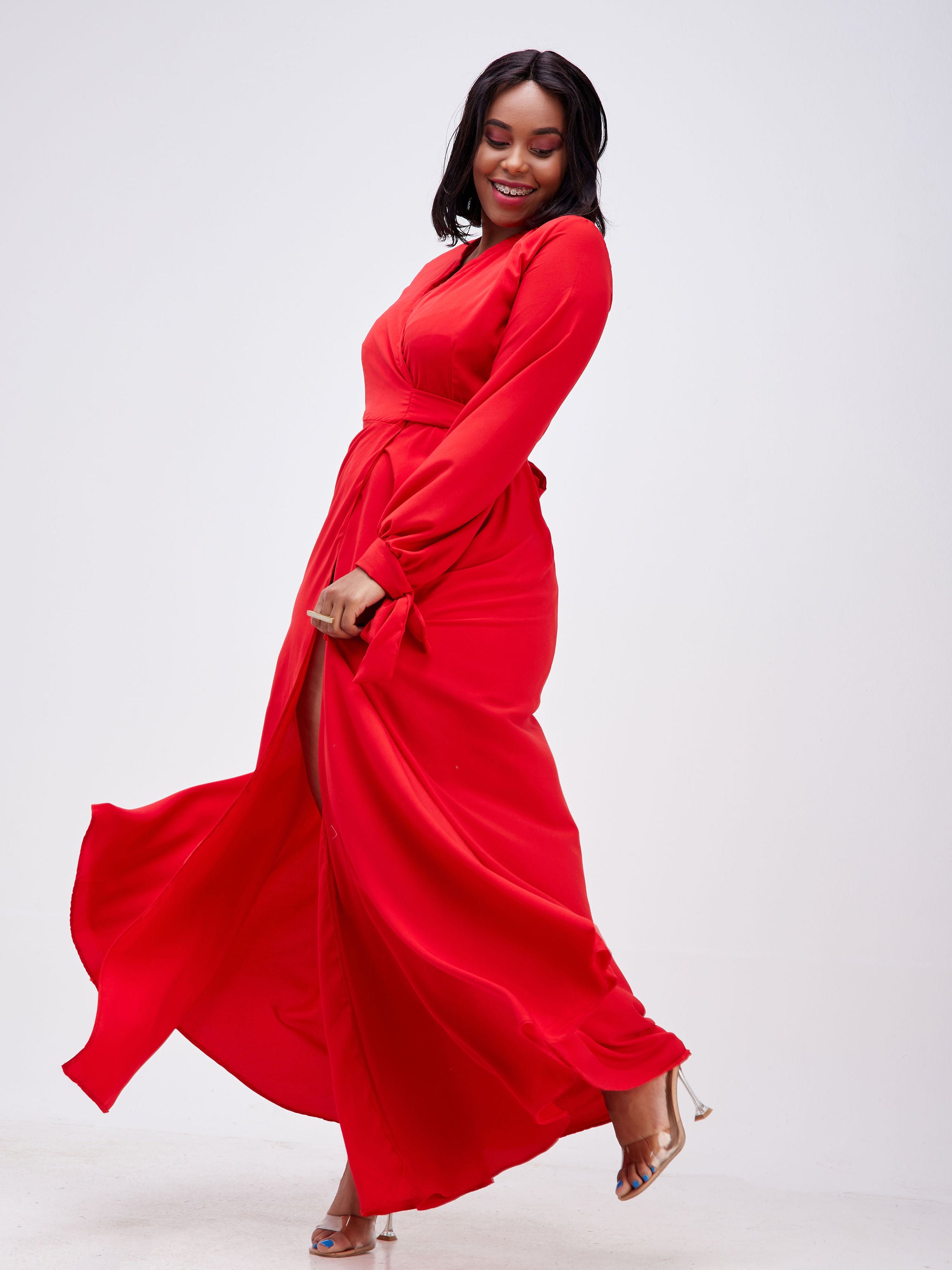 Lars Maxi Dress Red