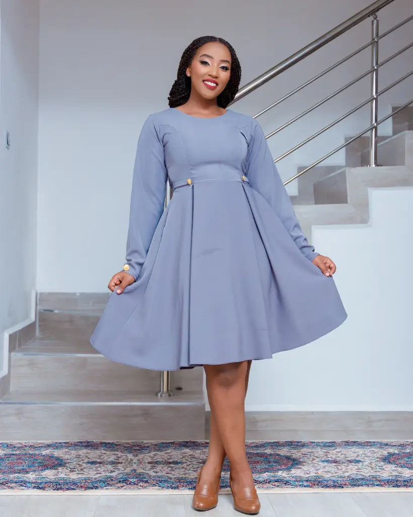 [Grey] Achivwa Dress Grey (2XS)