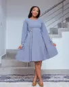 Achivwa Dress Grey