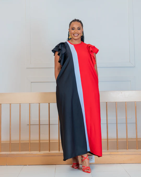 [Red] Ada Maxi Dress (2XS)