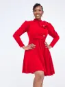 Aila Dress Red